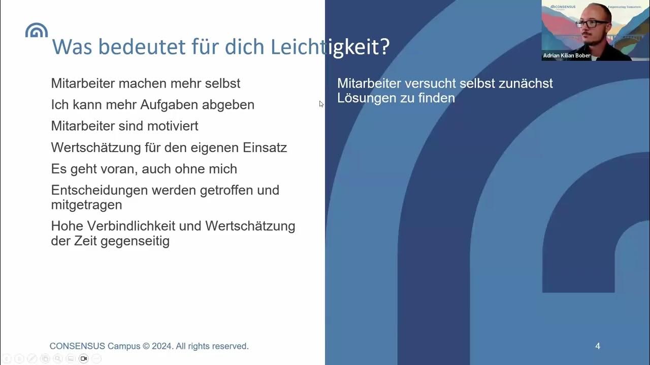 Mehr Leichtigkeit in deinem Führungsalltag - Mediative Haltung & Mitarbeiterführung